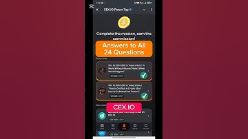 CEX.IO Quiz Answers Today | CEX.IO Airdrop | 100% Correct! Claim Free Crypto Instantly! 🚀