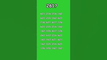 "Challenging Number Puzzle: Can You Find 261 in this Numbers Grid?"