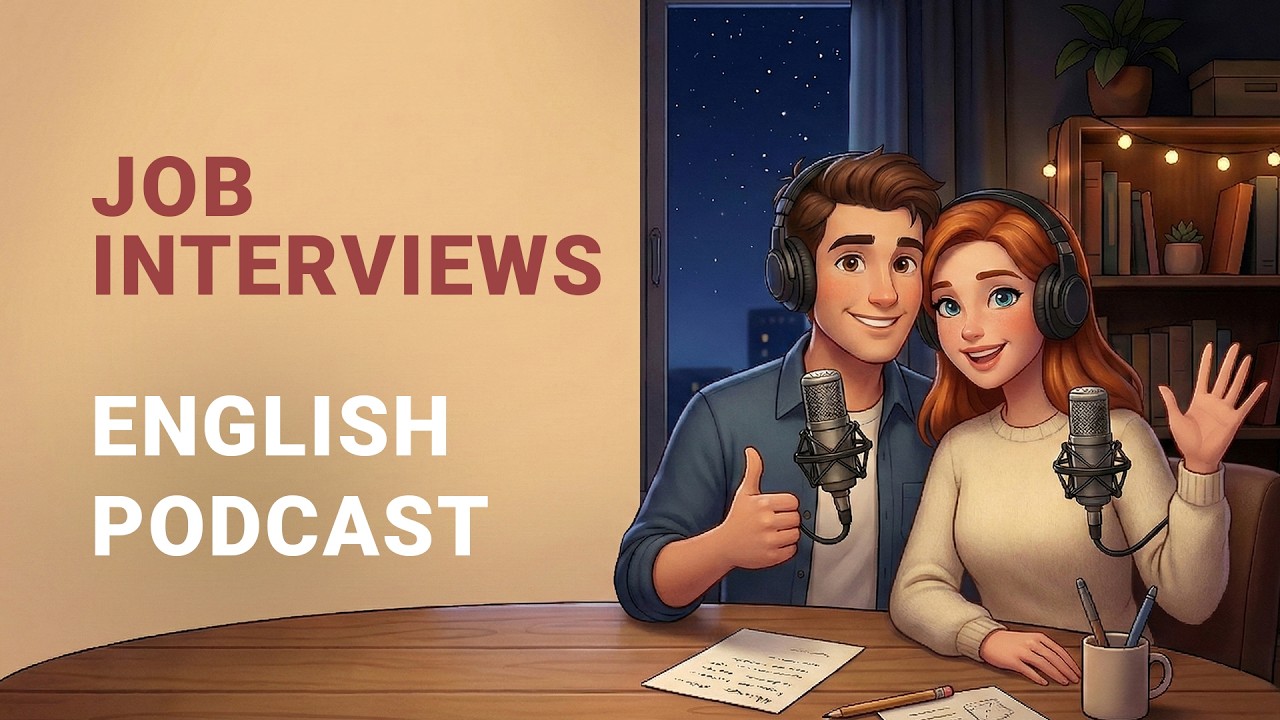 English podcast for learning | Job Interviews | English Listening Practice