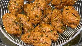 Methi Ke Muthiye Vagan Recipe| Methi Na Muthia| Tea Time Snacks/Breakfast Recipe| Vegetarian Kabab