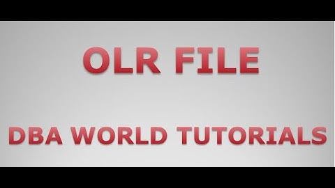 OCR File in ORACLE RAC