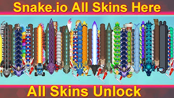 Snake.Io 🐍 Count My All Skins 🐍 Part-3 🐍 Best Skins Collection Ever #snakeio #snakegame