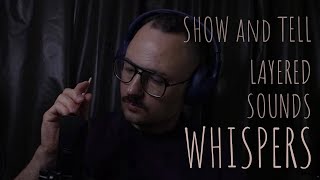 ASMR - whispering, layered sounds, show and tell: ring collection.