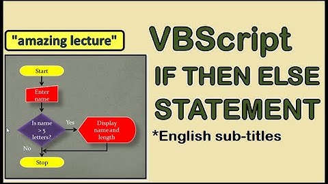 VBScript If Then Multiple Actions-VBScript If Then Else Statement-VBScript Tutorial-Vbscript-If Then