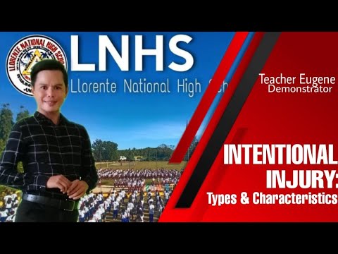 INTENTIONAL INJURY: Types and Characteristics | Class Demonstration