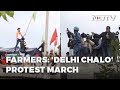 Farmers Protest: Tear Gas, Water Cannon Used On Farmers Massing Outside Haryana For Delhi March