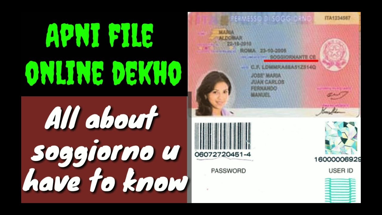 Check online updates for your permesso soggiorno after admitted file ... Soggiorno online