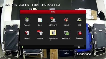 How to set video and image settings on a Hikvision DVR or NVR connected locally