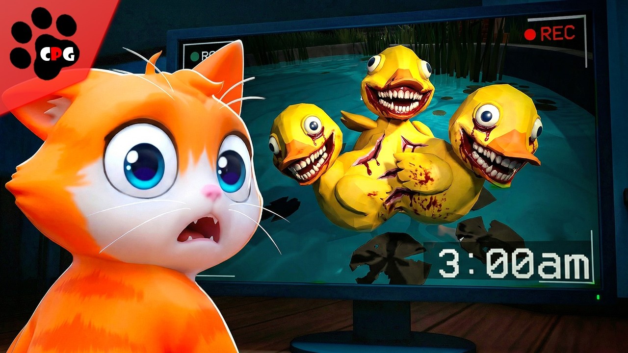 No espíes a LOS PATITOS a las 3 AM en I Am Cat... (¡TERRORÍFICO!)