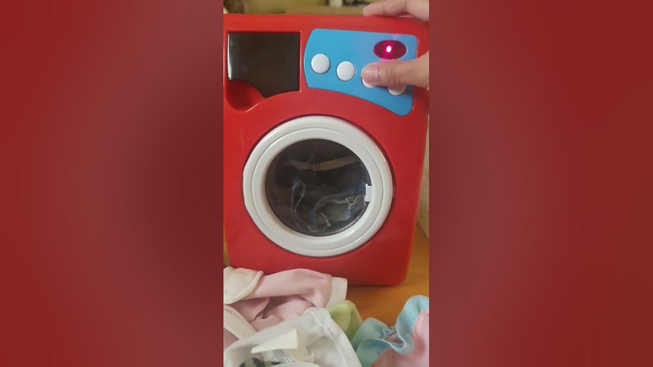 how-to-wash-clothes-in-mini-washing-machine-asmrsounds-viral-toy