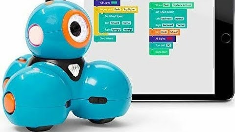 Wonder Workshop Dash – Coding Robot for Kids 6+ – Voice Activated – Navigates Objects – 5 Free Progr