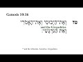 Genesis 10  hebrew bible speaker with english captions