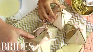 DIY! Save-the-Dates, Candle Holders, Favor Boxes, and Table Numbers