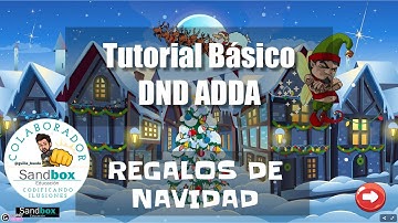Tutorial Básico DND ADDA para Genially -  Regalos de Navidad