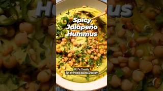 Spicy Jalapeño hummus. Full recipe on euphoricvegan.com #healthy #vegan #recipe #highprotein #snack