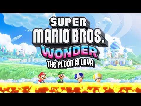 Super Mario Bros. Wonder But The Floor Is Lava - Walkthrough (World 1)