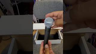 sm58 de Shure #shure #microphoneshure #homestudio #estudiodegrabacion #cantantes