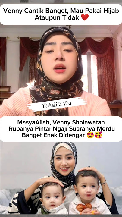 Merdu Banget Suara Venny Saat Sholawatan 😍#vennyalberti #shortvideo