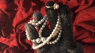 ASMR 💍 Vintage Pearls | Heirloom Jewelry | Whispered Chat | Jewelry Sounds | Asmr Lysander