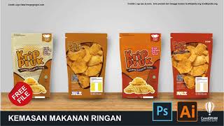 Free File : Download Desain Kemasan Makanan CoreldDraw Dan Photoshop Gratis
