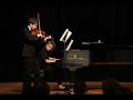 Beethoven violin sonata no 9 in a major kreutzer i adagio  nathaniel jarrett  gretchen hull