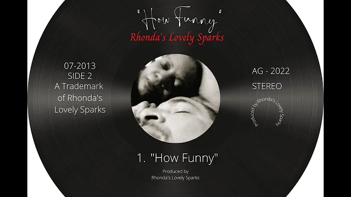 Rhonda Sings & Wrote "How Funny" A Rare Vintage So...