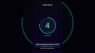 HTTPS Default Port Number | CCNA Quiz #ccna #networking #shorts
