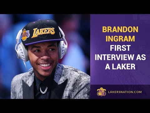 Brandon Ingram's First Interview As A Laker (AUDIO)