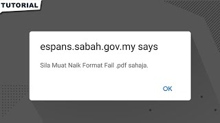 Cara Upload PDF Dokumen Sokongan ESPANS SABAH Cara Upload PDF Dokumen Sokongan ESPANS SABAH
