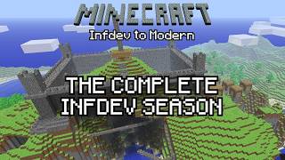 Minecraft Infdev to Modern: The Complete Infdev Season (COMPILATION)