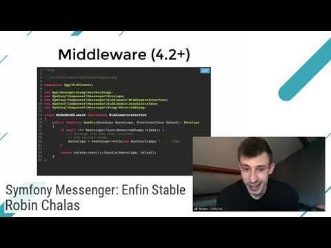 API Platform Meetup - Symfony Messenger : Enfin stable - Robin Chalas