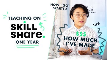 How Much I Made in One Year as a Skillshare Teacher and My Journey and Tips