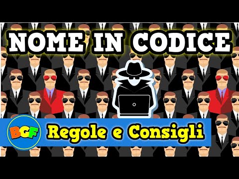 NOME IN CODICE, Gioco a Squadre dei Codici Spia