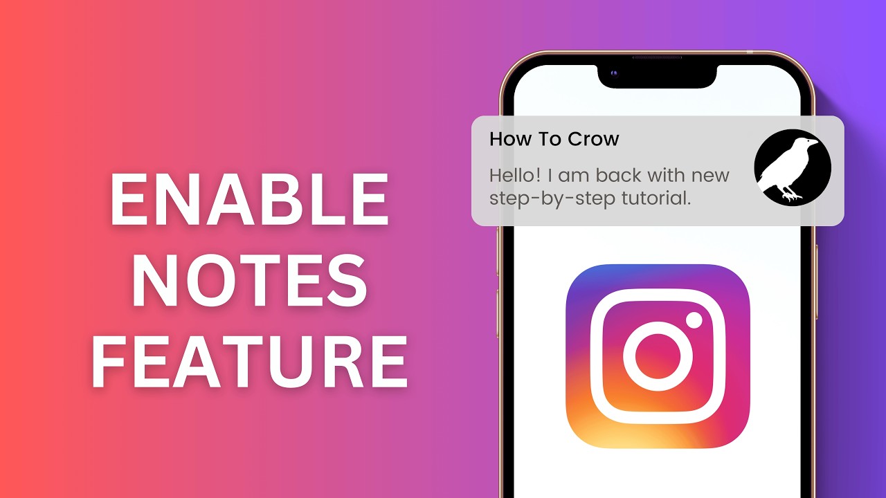 How to Enable Instagram Notes Feature on Any Account - YouTube