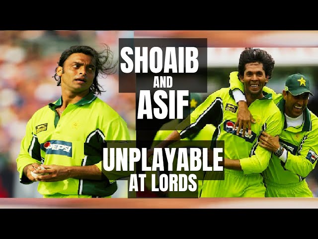 Shoaib Akhtar and Muhammad Asif Best Swing Bowling Wins the Match | 2nd ODI | Lords |  Pak vs Eng class=