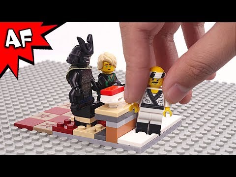 Lego Ninjago Sushi Eating Competition Brick Building @artifexcreation