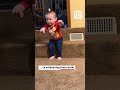 Baby Unexpectedly Takes His First Steps 