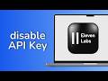 How to Disable/Remove API Key in ElevenLabs