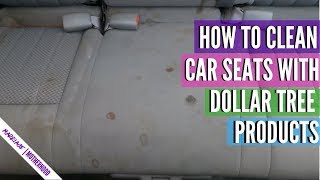 How to clean car seats at home using dollar tree products! i fell back
in love with my and the look amazing. cleaning can be hard work but so
w...