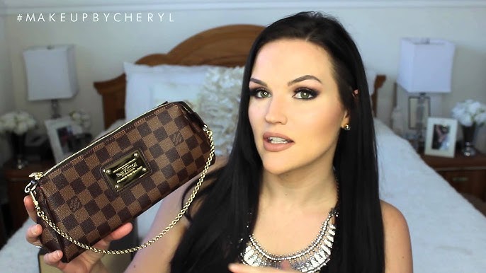 LOUIS VUITTON EVA CLUTCH  REVIEW, WHAT FITS INSIDE, DISCONTINUED, WHERE TO  BUY PRE-OWNED 