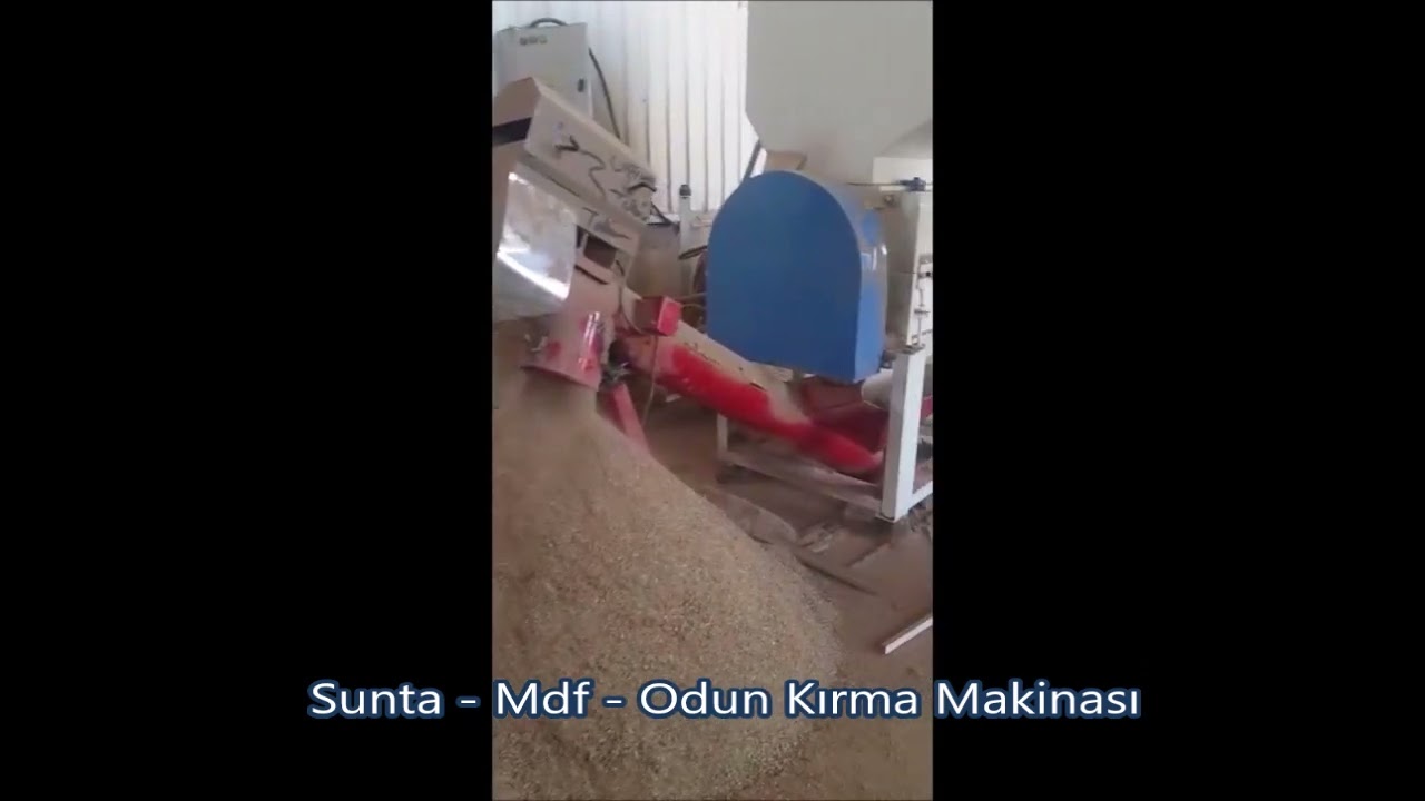 Sunta Mdf Odun Kırma Makinası  ----  Chipboard, Mdf, Wood Crushing Machine