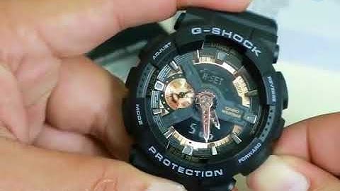 Hướng dẫn sử dụng g shock ga 110