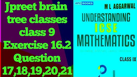 #class 9 #mlaggarwal chapter 16 #mensuration exercise 16.2 question 17,18,19,20,21 #maths #icse