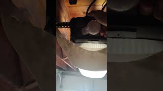 Putting Daylight LED Bulbs In The Lift Master Garage Door Light