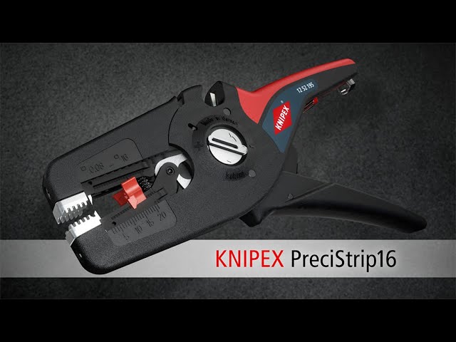 Knipex pelacables automÁtico precistrip16, pelacables 12 52 195