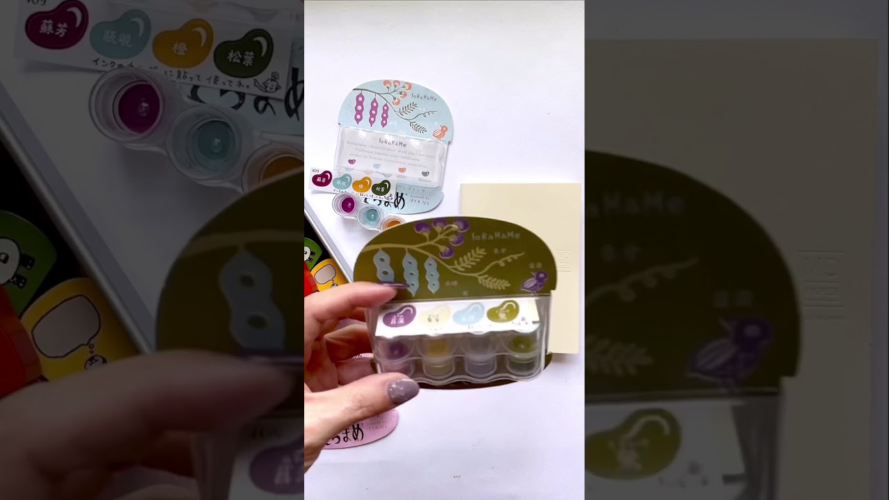 Sample Stamping with Tsukineko Soramame Ink Pads