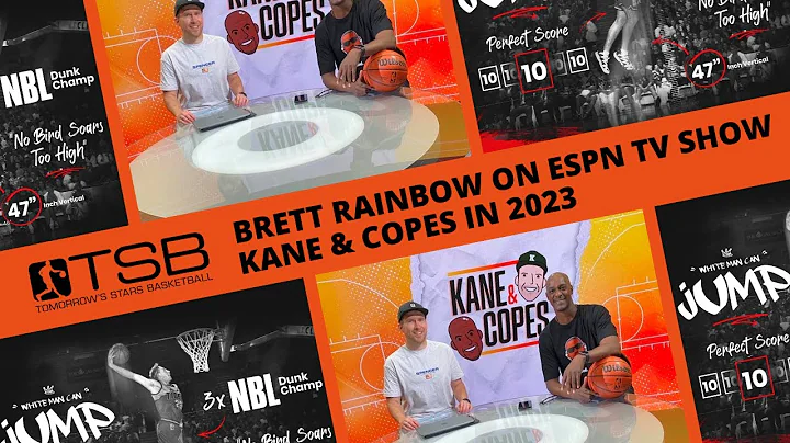 Brett Rainbow on ESPN TV Show Kane & Copes in 2023