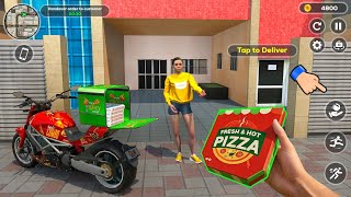 Food Delivery Rider Sim 3D Gameplay #androidgames #androidgameplay offline free 2025 screenshot 4