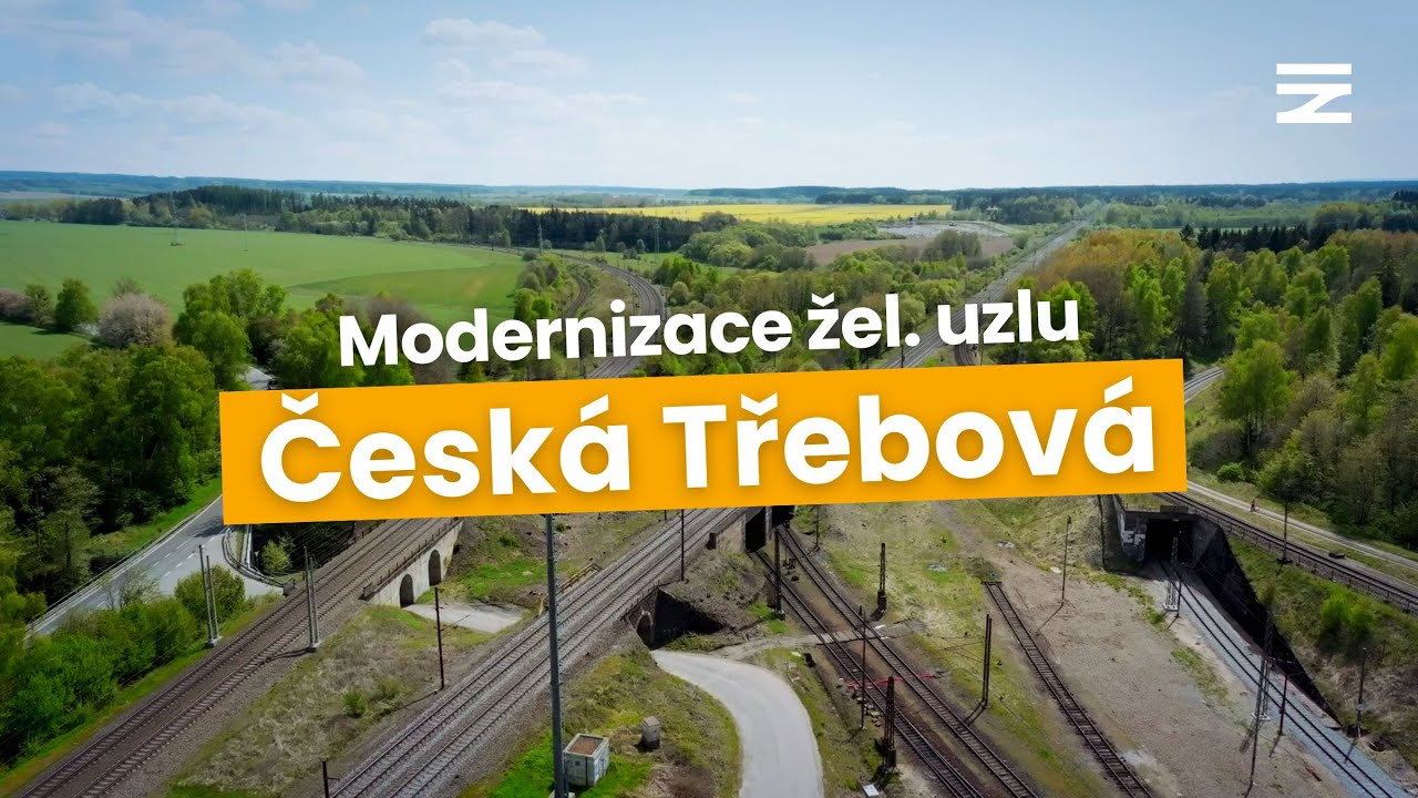 🏗️ Modernizace železničního uzlu Česká Třebová pokračuje!