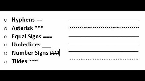 Shortcut key to draw Straight Lines in Ms Word (2003-2019) | six automated lines @ToddAcamesis
